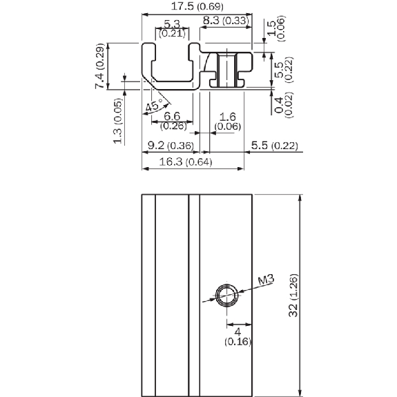Fixation pour MZT / RZT / MZ2Q-T - BEF-KHZ-TT2 Fixation pour MZT / RZT / MZ2Q-T - BEF-KHZ-TT2-Lire la description