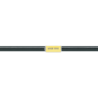 Kabelmarkierer WKM 18/43, transparent, Polypropylen, 43x18mm, 50/VE-Beschreibung lesen
