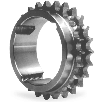 CMW - Rueda dentada con cubo desmontable 3030 - Dentado doble - 20B2 - 23 dientes - Paso 31,75 mm-Leer más