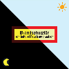 PERMALIGHT power langnachleuchtend Feuerwehrschild Brandschutztür schließt bei..., Folie, 297x105mm