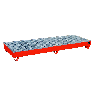 Auffangwanne AW-4/B/PE, lackiert, Feuerrot-Beschreibung lesen