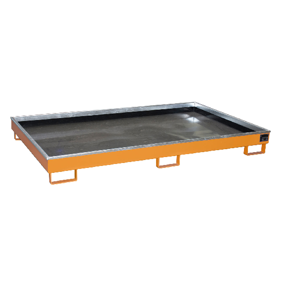 Regalwanne mit PE-Einsatz RW 2200-1 PE, lackiert, Gelborange Regalwanne mit PE-Einsatz RW 2200-1 PE, lackiert, Gelborange-Beschreibung lesen