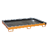 Regalwanne mit PE-Einsatz RW 2200-1 PE, lackiert, Gelborange