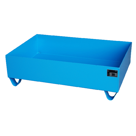 Bac de collecte Bauer 2016, peint, bleu clair avec pieds de support-Leggi tutto