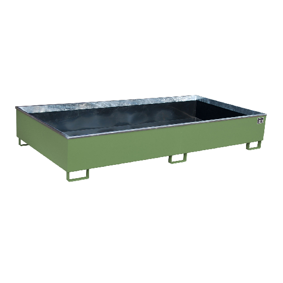 Regalwanne mit PE-Einsatz RW 2700-3 PE, lackiert, Resedagrün Regalwanne mit PE-Einsatz RW 2700-3 PE, lackiert, Resedagrün-Beschreibung lesen