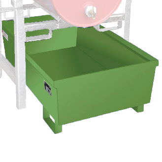 Auffangwanne FRA-1, 980x580x850mm, 246L, Resedagrün-Beschreibung lesen