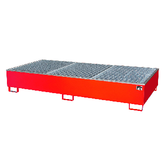 Auffangwanne AW 1000-2/PE, lackiert, Feuerrot-Beschreibung lesen