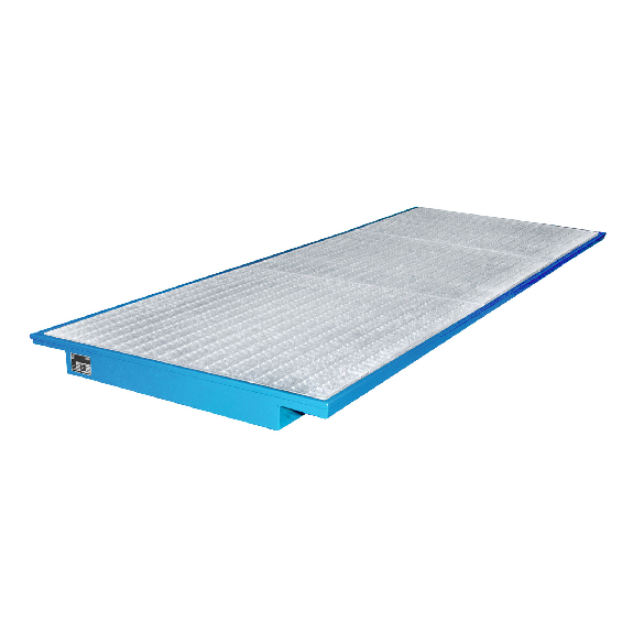 Vasca di contenimento sospesa EHW 3600 verniciata azzurro chiaro-Leggi tutto