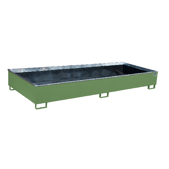 Regalwanne mit PE-Einsatz RW 3300-3 PE, lackiert, Resedagrün Regalwanne mit PE-Einsatz RW 3300-3 PE, lackiert, Resedagrün-Beschreibung lesen