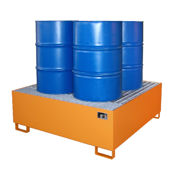Vasca di contenimento AW 800 verniciata arancione giallo-Leggi tutto