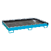 Regalwanne mit PE-Einsatz RW 2200-2 PE, lackiert, Lichtblau Regalwanne mit PE-Einsatz RW 2200-2 PE, lackiert, Lichtblau