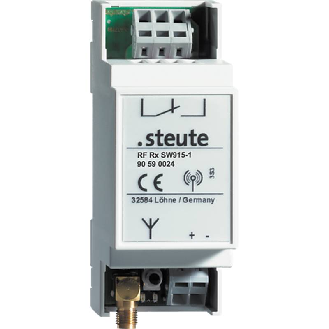 Récepteur radio à sortie contact secs 915 Mhz, 24Vac/dc - 1190428 | RF Rx SW915 1W 24 VAC/DC-Lire la description