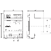 Récepteur 2 canaux, sWave 868,3 MHz RS232 24Vac/dc - 1226183 | RF Rx SW868 2W-RS232 24 VAC/DC