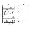 Récepteur 4 canaux, sWave 868,3 MHz, 24Vac/dc - 1188654 | RF Rx SW868 4W 24 VAC/DC