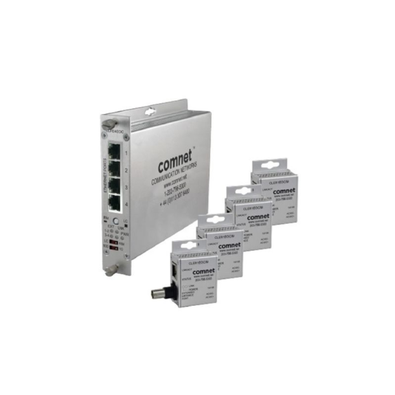 Kit Ethernet über Koax CLEK41EOC, 4x Ultra Mini, 1x ComFit, 4 Kanal Kit Ethernet über Koax CLEK41EOC, 4x Ultra Mini, 1x ComFit, 4 Kanal-Beschreibung lesen
