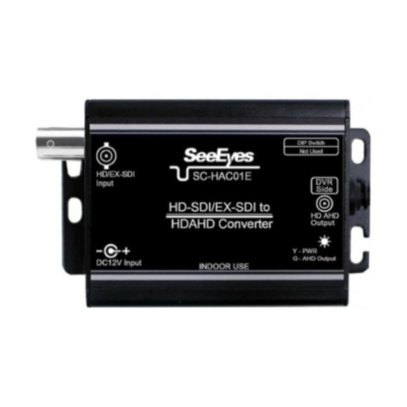 SC-HAC01E SeeEyes, Medienkonverter, HD/EX-SDI nach AHD, EX-SDI 1.0/2.0, 1080p, 12VDC-Leer más