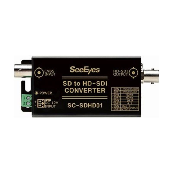 SC-SDHD01 SeeEyes, Medienkonverter, Analog nach HD-SDI, bis 1080p60, 12VDC SC-SDHD01 SeeEyes, Medienkonverter, Analog nach HD-SDI, bis 1080p60, 12VDC-Beschreibung lesen