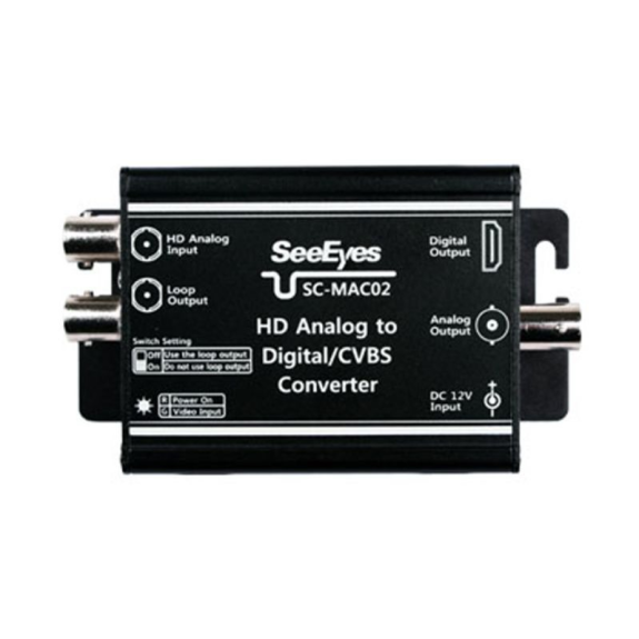 SC-MAC02 SeeEyes, Konverter, HD Analog nach HDMI, 1x HD Analog IN, HDMI OUT, Composite OUT SC-MAC02 SeeEyes, Konverter, HD Analog nach HDMI, 1x HD Analog IN, HDMI OUT, Composite OUT-Beschreibung lesen