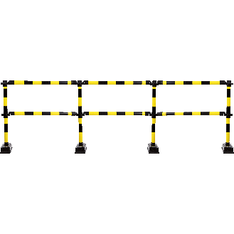 Modulares Sicherheitsbarrieren-Set 3m-Beschreibung lesen