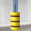 boplan Pfeiler- und Säulenschutz Kolom Protector KP 300, gelb, Ausschnitt für Säulenmaß 300x300mm, Ø 620mm
