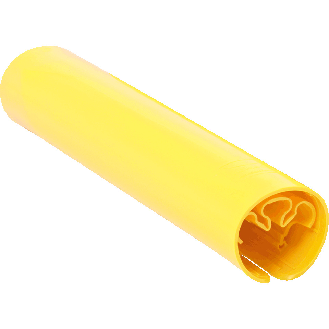 Regalanfahrschutz RackBull, flexibel, stapelbar, gelb, Kunststoff, 600mm-Beschreibung lesen