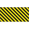Ersatzfolie für Stahl-Schutzbügel, gelb/schwarz, Folie, selbstklebend, 820x405mm