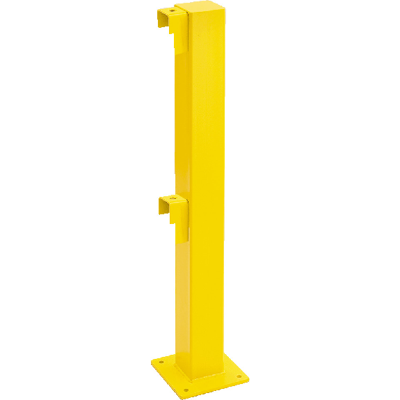 Rammschutz-Standpfosten Anfang/Ende, kunststoffbeschichtet, gelb, Stahl, 1000mm Rammschutz-Standpfosten Anfang/Ende, kunststoffbeschichtet, gelb, Stahl, 1000mm-Beschreibung lesen