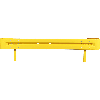 Stahlschutzplanken-Set Typ B zum Einrammen, Länge 2m, gelb Stahlschutzplanken-Set Typ B zum Einrammen, Länge 2m, gelb