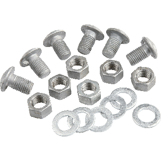 Schrauben-Set für Planken M16x27, für Stahlschuztplankensystem Typ B, inklusive Muttern und Unterlegscheiben, 6/VE-Beschreibung lesen