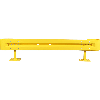 Starter-Set Stahlschutzplanken Typ B, zum Aufdübeln, gelb, Baulänge 2m Starter-Set Stahlschutzplanken Typ B, zum Aufdübeln, gelb, Baulänge 2m