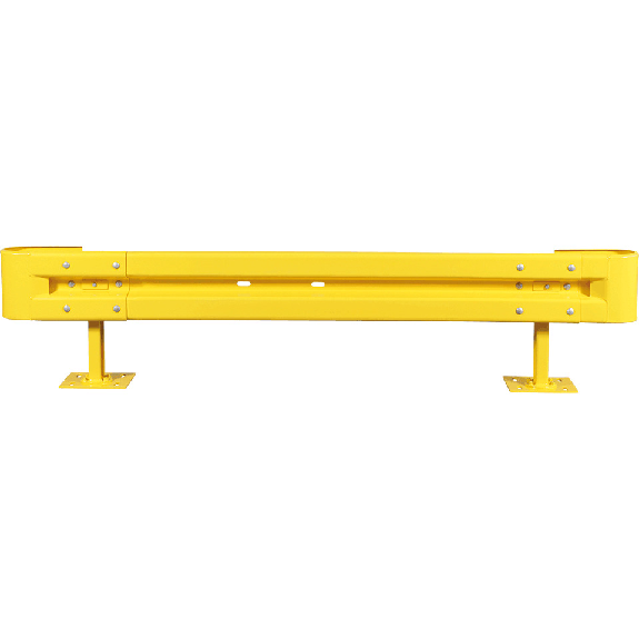Starter-Set Stahlschutzplanken Typ B, zum Aufdübeln, gelb, Baulänge 2m Starter-Set Stahlschutzplanken Typ B, zum Aufdübeln, gelb, Baulänge 2m-Beschreibung lesen
