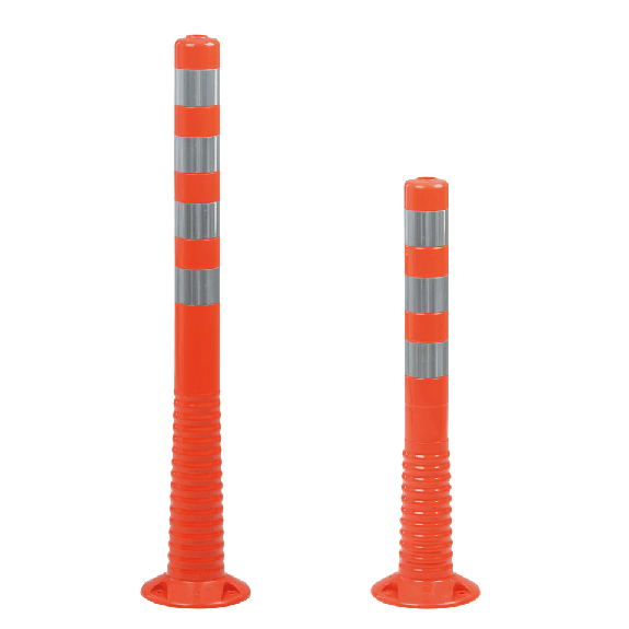 Absperrpfosten StandUp, richtet sich selbsttätig auf, orange, Ø 80mm, 1000mm-Beschreibung lesen