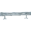 Starter-Set Stahlschutzplanken Typ B, zum Aufdübeln, Baulänge 2m Starter-Set Stahlschutzplanken Typ B, zum Aufdübeln, Baulänge 2m