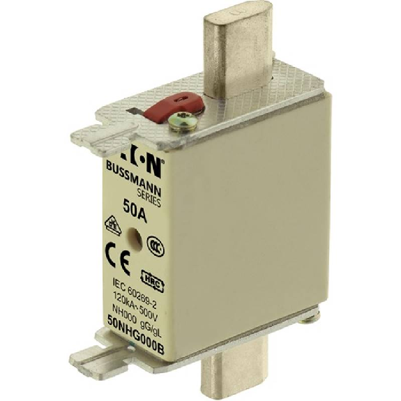 NH FUSE 50A 500V GG/GL SIZE 000 - 50NHG000B NH FUSE 50A 500V GG/GL SIZE 000 - 50NHG000B-Lire la description