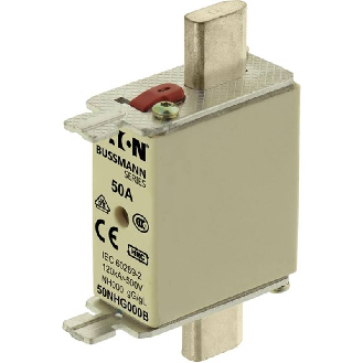 NH FUSE 50A 500V GG/GL SIZE 000 - 50NHG000B-Lire la description