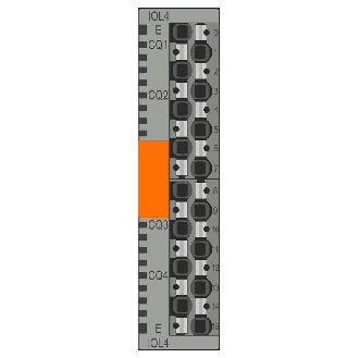 Maître IO-Link, 4 ports IO-Link, Push-in, IP20 - AXL SE IOL4-Lire la description