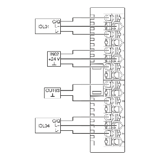Maître IO-Link, 4 ports IO-Link, Push-in, IP20 - AXL SE IOL4-Lire la description