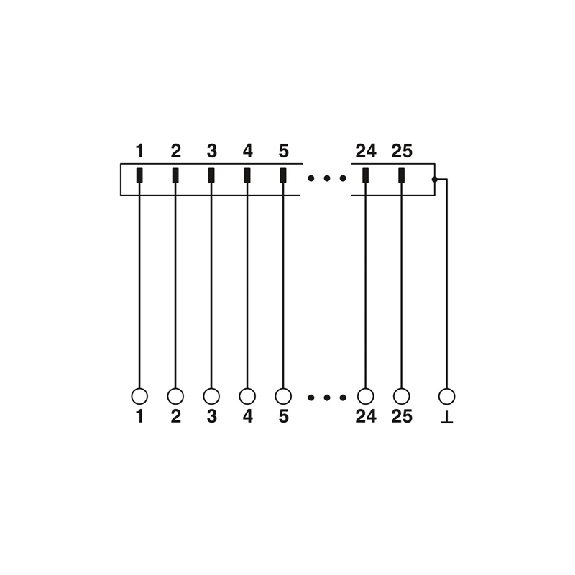 Module VARIOFACE 3 étages, Push-in - D25SUB/F - VIP-3/PT/D25SUB/F Module VARIOFACE 3 étages, Push-in - D25SUB/F - VIP-3/PT/D25SUB/F-Lire la description