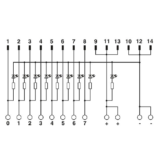 Module d'interconnexion, IDC/FLK mâle / Push-In et voyant, 8 canaux - VIP-2/PT/FLK14/LED/PLC Module d'interconnexion, IDC/FLK mâle / Push-In et voyant, 8 canaux - VIP-2/PT/FLK14/LED/PLC-Lire la description
