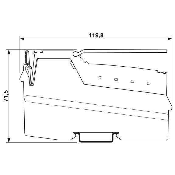 Coupleur de bus Modbus/TCP 8E 24VDC, 4S 24VDC, 500mA Coupleur de bus Modbus/TCP 8E 24VDC, 4S 24VDC, 500mA-Lire la description