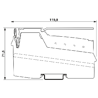 Coupleur de bus Modbus/TCP 8E 24VDC, 4S 24VDC, 500mA-Lire la description