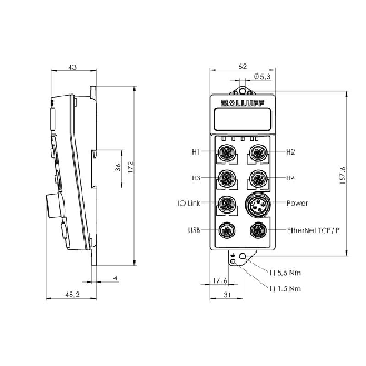 Unité d'exploitation universelle, Ethernet TCP/IP ; USB - BIS V-6107-039-C106 (BIS018K)-Lire la description