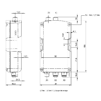 Unité d'exploitation HF (13,56 MHz), PROFINET - BIS M-6008-048-050-06-ST23 (BIS00L7)-Lire la description