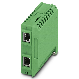Module d'interface 2 ports paire torsadée, départ vers le bas - FL IF 2TX VS-RJ-D-Lire la description
