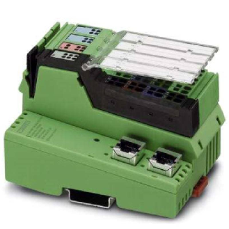 Tête de station PROFINET, 8 entrées, 24VDC, 4 sorties, 24VDC, 500mA - IL PN BK DI8 DO4 2TX-PAC-Lire la description