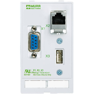 Module simple MSDD 1x USB-A 2.0 F/F + 1x RJ45 F/F + 1x SUB-D9 F - 4000-68000-1460000 | MSDD-Lire la description