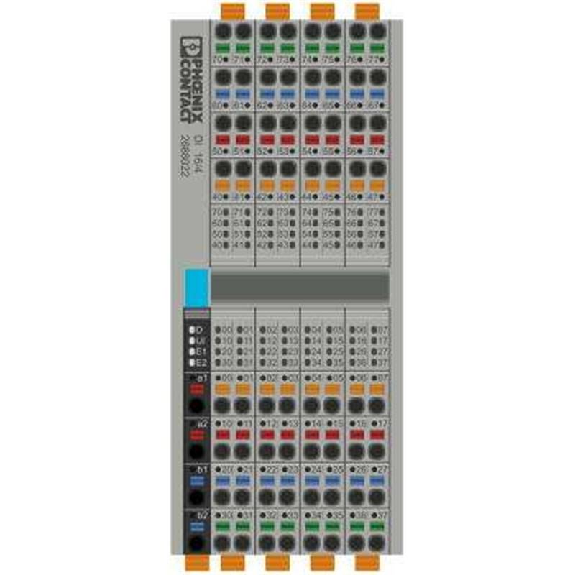 Module 16 entrées TOR 24 VDC, IP20, Axioline F - AXL F DI16/4 2F Module 16 entrées TOR 24 VDC, IP20, Axioline F - AXL F DI16/4 2F-Lire la description