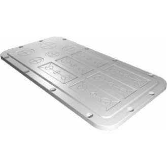 Plaque passe câbles-AX-plastique-L436 P221-préestempée-coffret AX-T7 - SZ 2567.200-Lire la description