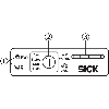 Fourche ultrason U PNP E=2,6mm Prof=42,5mm IO-Link LO/DO / M08 4P - UFS3-37P417