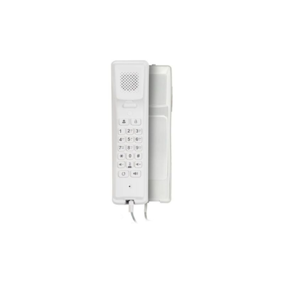 Auricular IP 2N blanco, teléfono IP, auricular, apertura de puerta, LAN, PoE, 5V DC, montaje en pared-Leer más